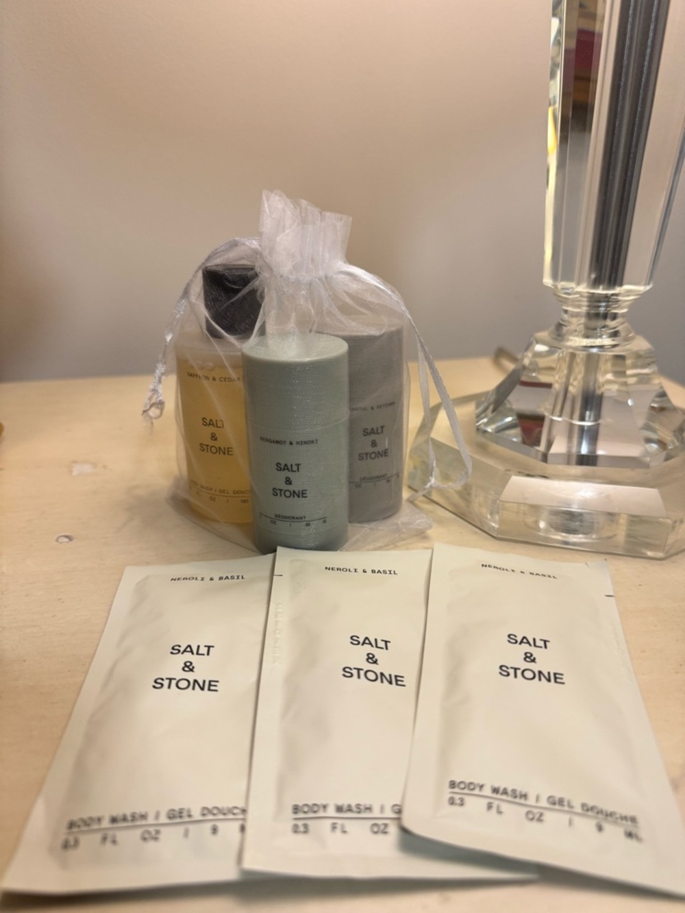 Salt&Stone Double Deodorant + Bodywash Scent Sampler ft. all UNISEX products✨